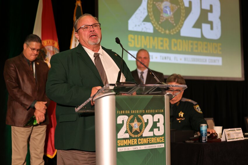 Sheriff Noel Stephen receives FSA 2023 Trailblazer award.