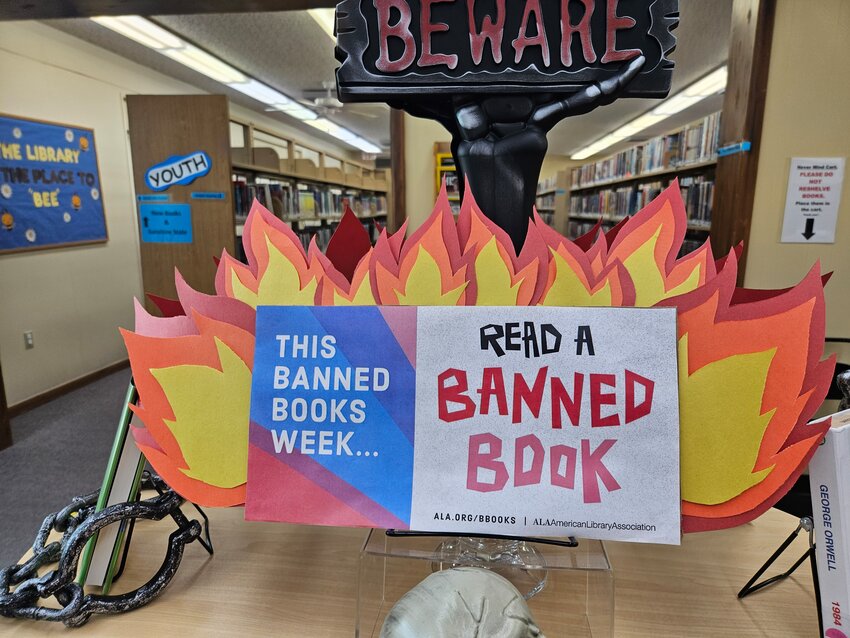 LABELLE -- A concerned citizen sent photos of the Barron Library Banned Books Week to City Commissioner Hugo Vargas.