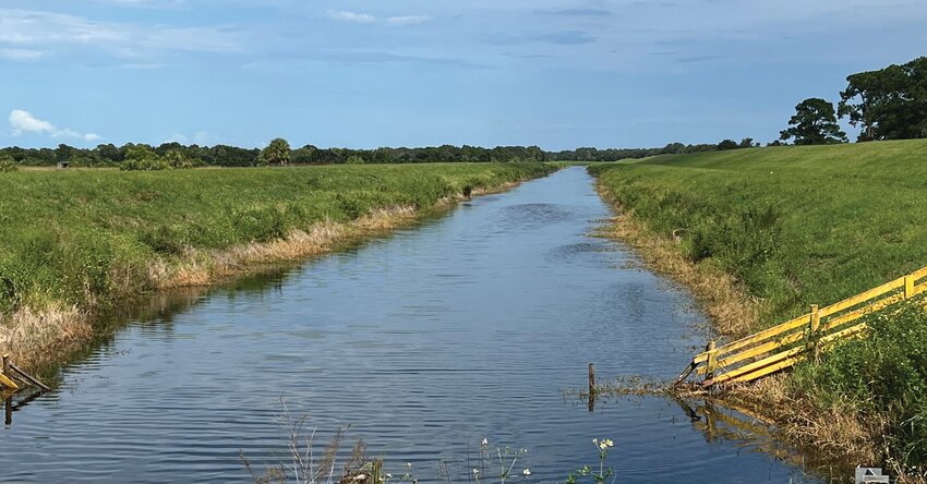 The L-62 canal runs north of the Sunset Airstrip subdivision.