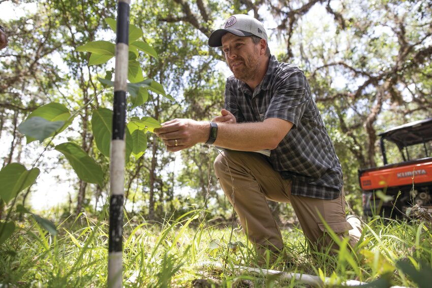 Hance Ellington is the principal investigator for a grant to enhance wildlife habitat in the Northern Everglades. [Photo courtesy UF/IFAS]