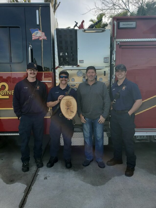 Recently we received a call from a patient we had recently treated. He had suffered major trauma to his hand and our crew's rapid response and quick actions saved his hand and likely his life. Although he jokingly said they applied the tourniquet too tight, he wanted to present the crew with a plaque of appreciation. We love what we do and always enjoy hearing from those we serve.