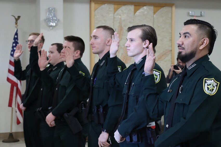 On Wednesday, February 7, The Okeechobee County Sheriff's Office held its annual swearing-in and pinning ceremony, along with announcing promotions, citation awards, and employee of the year awards. We are proud to share with you the courageous, acts, growth, and resilience that our people show every day.