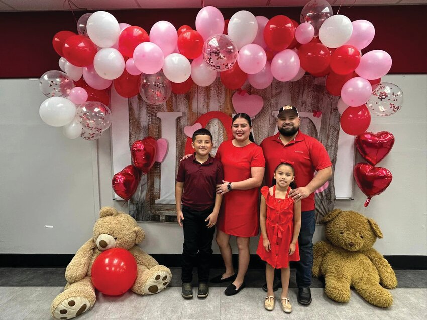 LABELLE -- In honor of Valentine's Day, Upthegrove Elementary School hosted a Parent/Child dance on Feb. 15. [Photo courtesy Upthegrove Elementary]