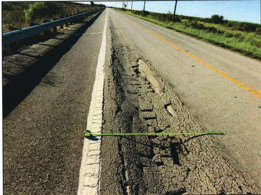 GLADES COUNTY -- In February 2021, Glades County commissioners lowered the speed limit on County Road 721, also known as Reservation Road, until the road base is stabilized and the road repaired. [Courtesy photo]
