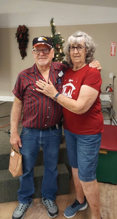 After more than 30 years feeding the hungry in our community, Bruce and Marry Anne Swinford have closed down their hot meal site, but not their food pantry..[Photo courtesy Mary Anne Swinford}