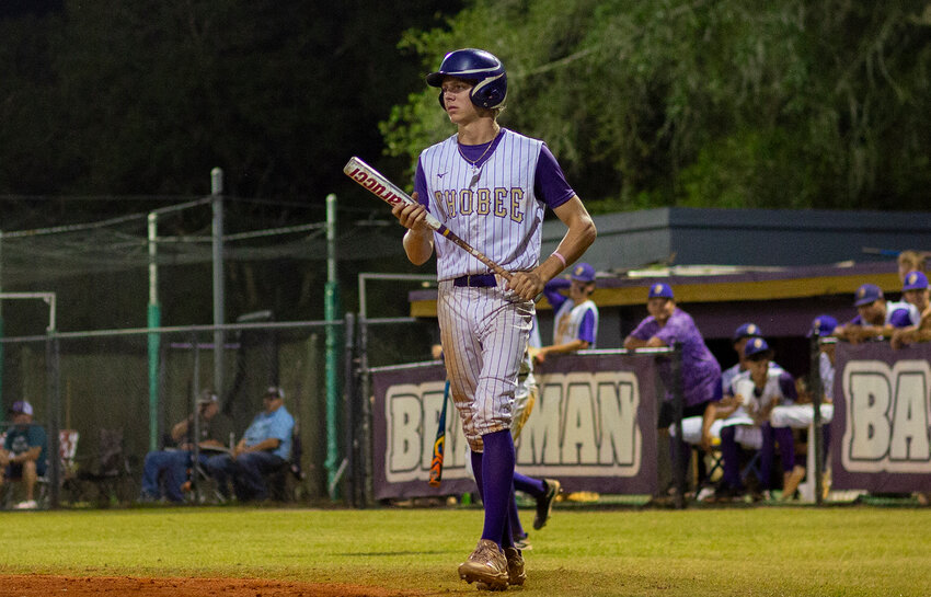 Tucker Myers steps up to bat against Clewiston. [Photo by Richard Marion/Lake Okeechobee News]