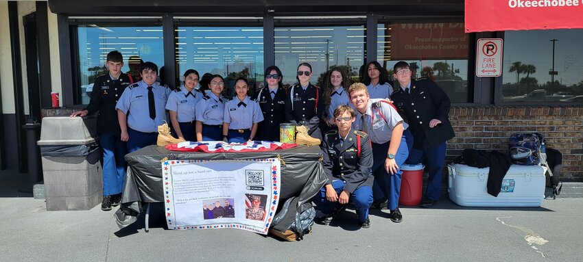 OHS JROTC cadets held a fundraiser to help one of their own.