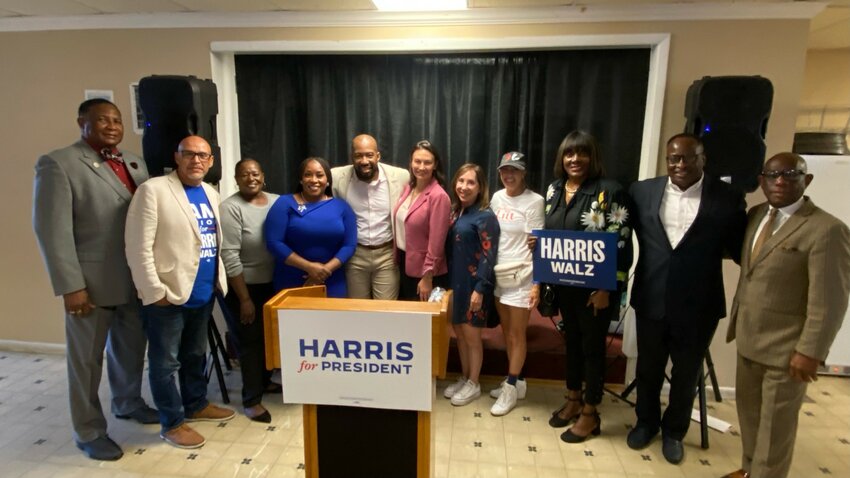 &nbsp;BELLE GLADE --&nbsp; On Saturday, Florida Democratic Party Chair Nikki Fried, Belle Glade Mayor Steve Wilson, Florida state Senator Lori Berman, and Jacksonville City Councilman Rahman Johnson joined other Florida Democrats to fire up voters in Belle Glade, Florida. [Courtesy photo]