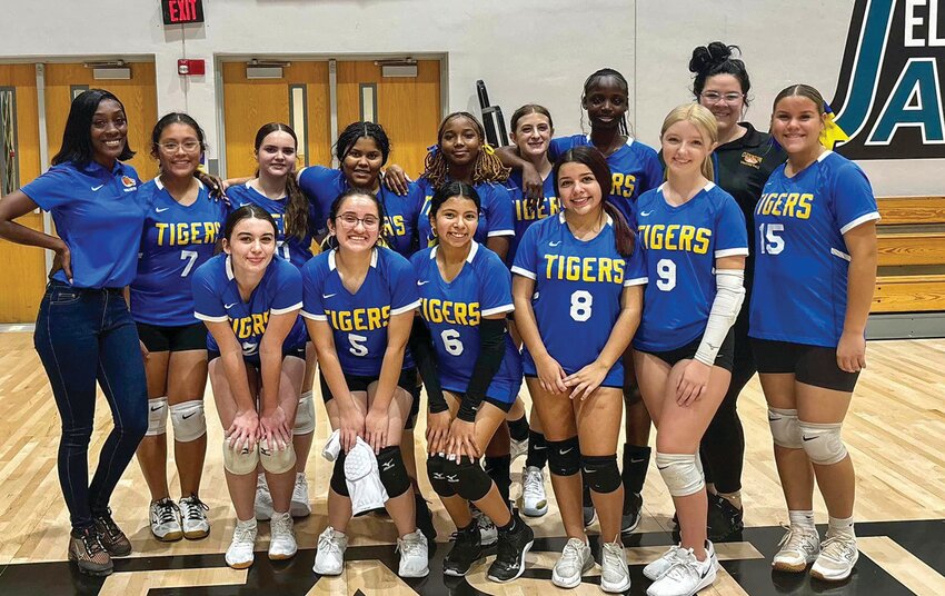 The Clewiston jv volleyball team. [Photo courtesy CHS Volleyball]