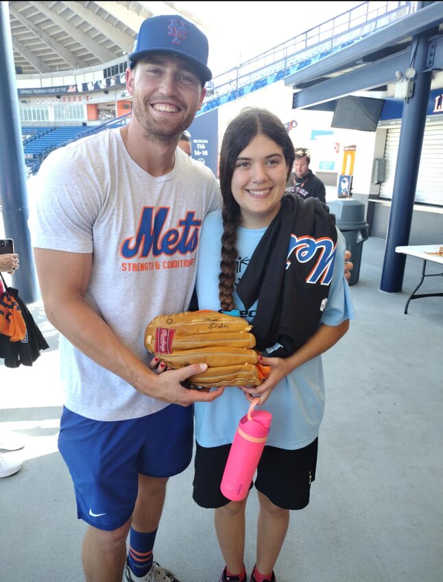 It&rsquo;s not often you get to toss a ball around with one of your favorite MLB players. Carol Marker got to do it Tuesday with her favorite New York Mets outfielder Brandon Nimmo. He&rsquo;s a very down to earth and humble man that takes the time to make dreams like this happen for people.