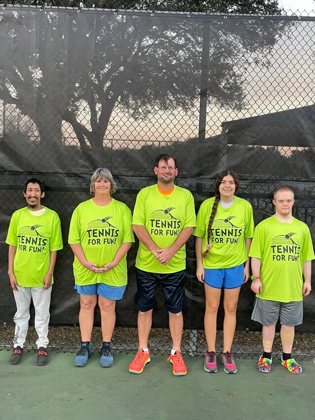 Okeechobee Tennis For Fun athletes are  preparing for competing in tennis at the Special Olympics Florida Area Games ! The Tennis For Fun program is under the direction of Coach Bernard Marker . Their weekly clinics are held on Thursdays at 6 PM at the Okeechobee County Sports  Complex. For information about all our 23  Tennis For Fun locations visit our website.