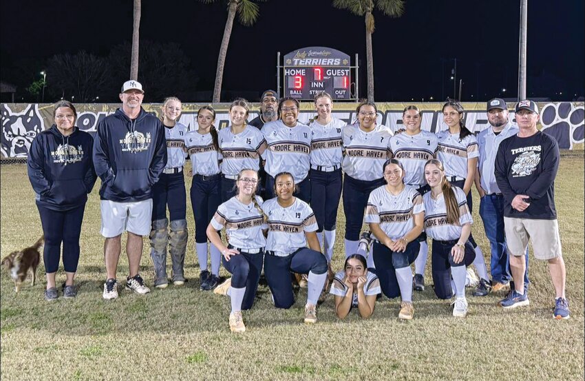 The Lady Terriers secured back-to-back wins over LaBelle and Southwest Florida Christian to start their season. [Photo courtesy Moore Haven Athletics]