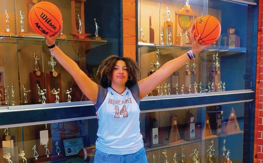 Zaylie Green is the first Lady Terrier ever to commit to a collegiate basketball program. [Photo courtesy Jeff Gonzalez]