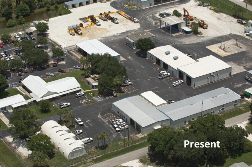 OKEECHOBEE -- This photo shows the current field station. [Photo courtesy SFWMD]