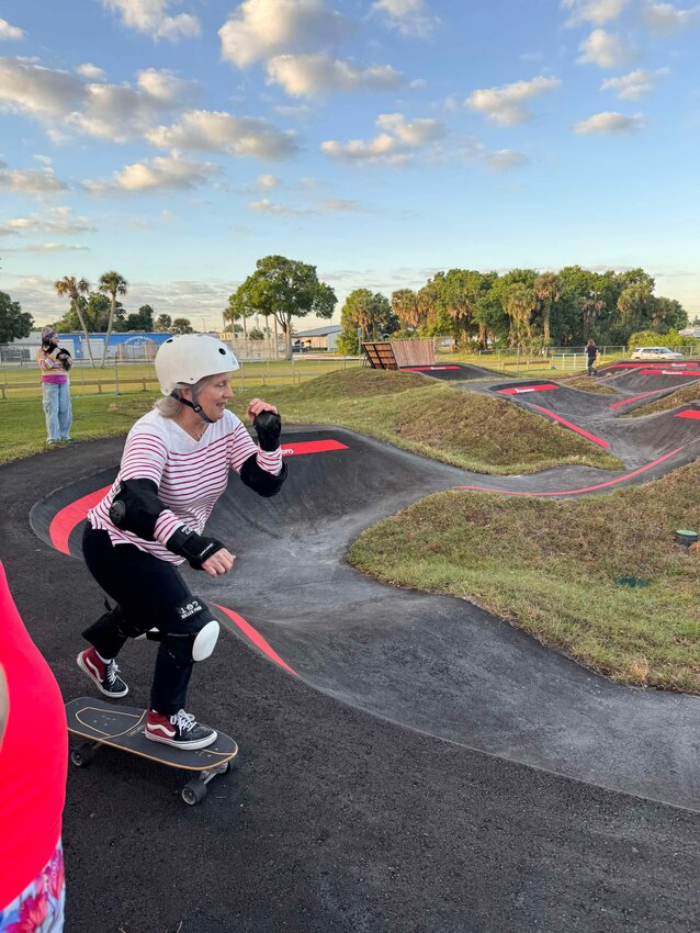 heather Dobbs shows her skills on the new Altobello Pump Track!