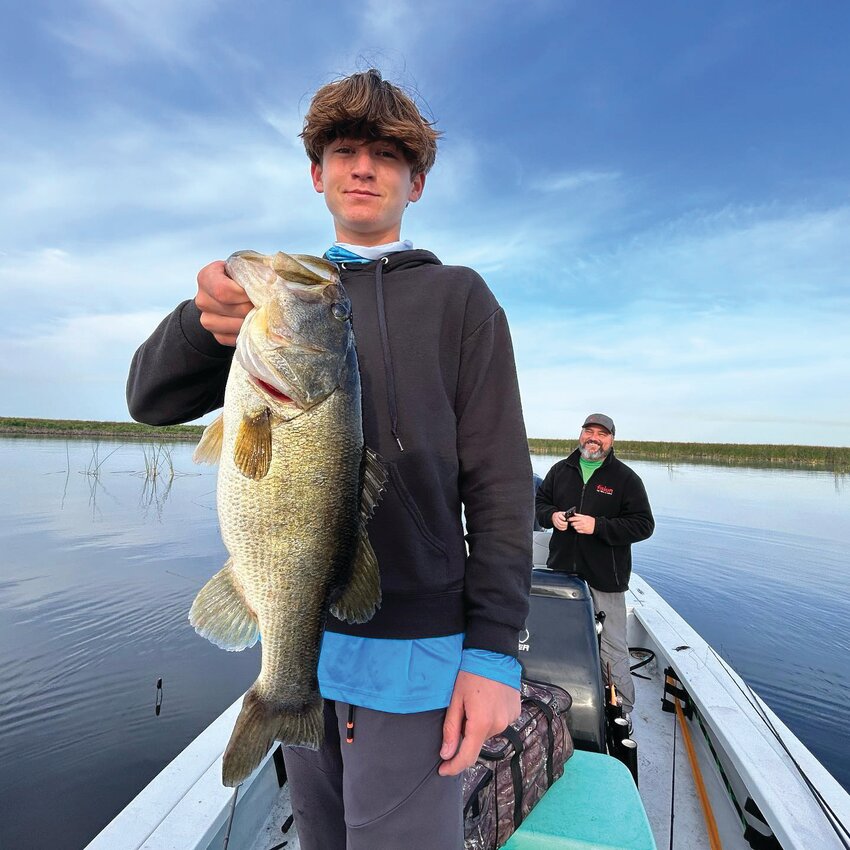 OKEECHOBEE -- Tight Splice Charters shared this photo of a big catch on the Big O on March 23. Do you have a fishing phoito to share? Email it to okeenews@iniusa.org. [Photo courtesy Tight Splice Charters]