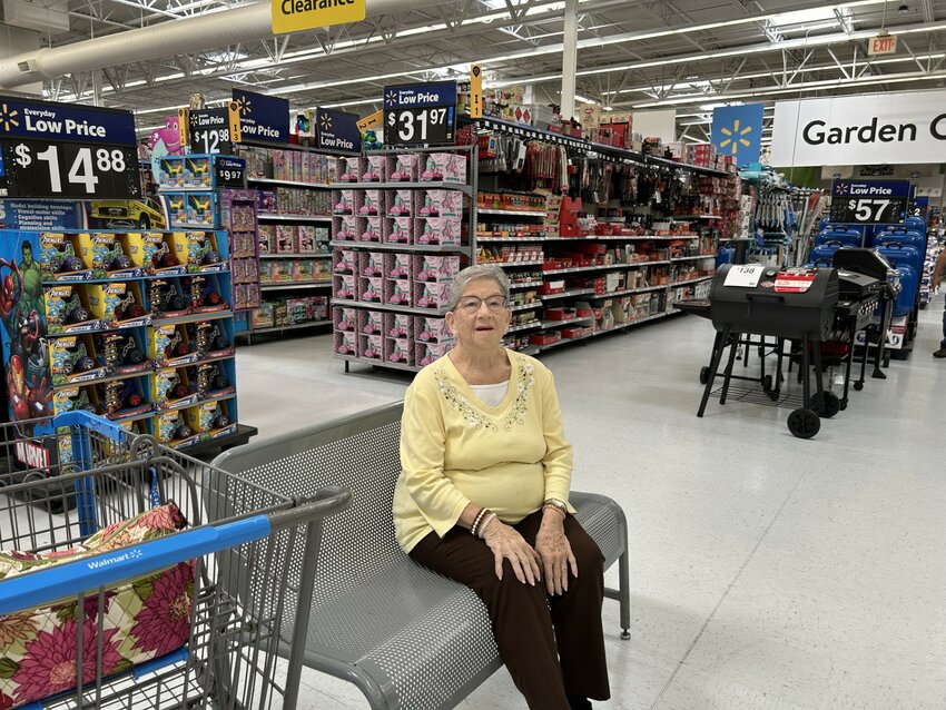 Mary Kennedy's battle to bring benches back to Walmart has been rewarded.