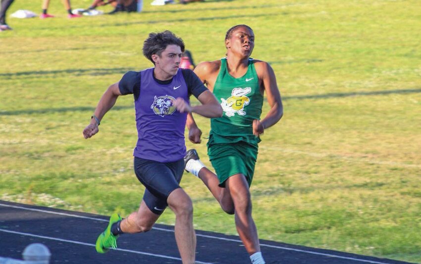 The Brahman boys secured a win in their first home track meet in 20 years. [Photo courtesy Issayanna McQueen]