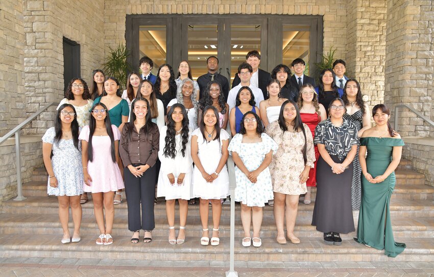 Tutor Corps Class of 2025 at celebration dinner at Twin Eagles Country Club.