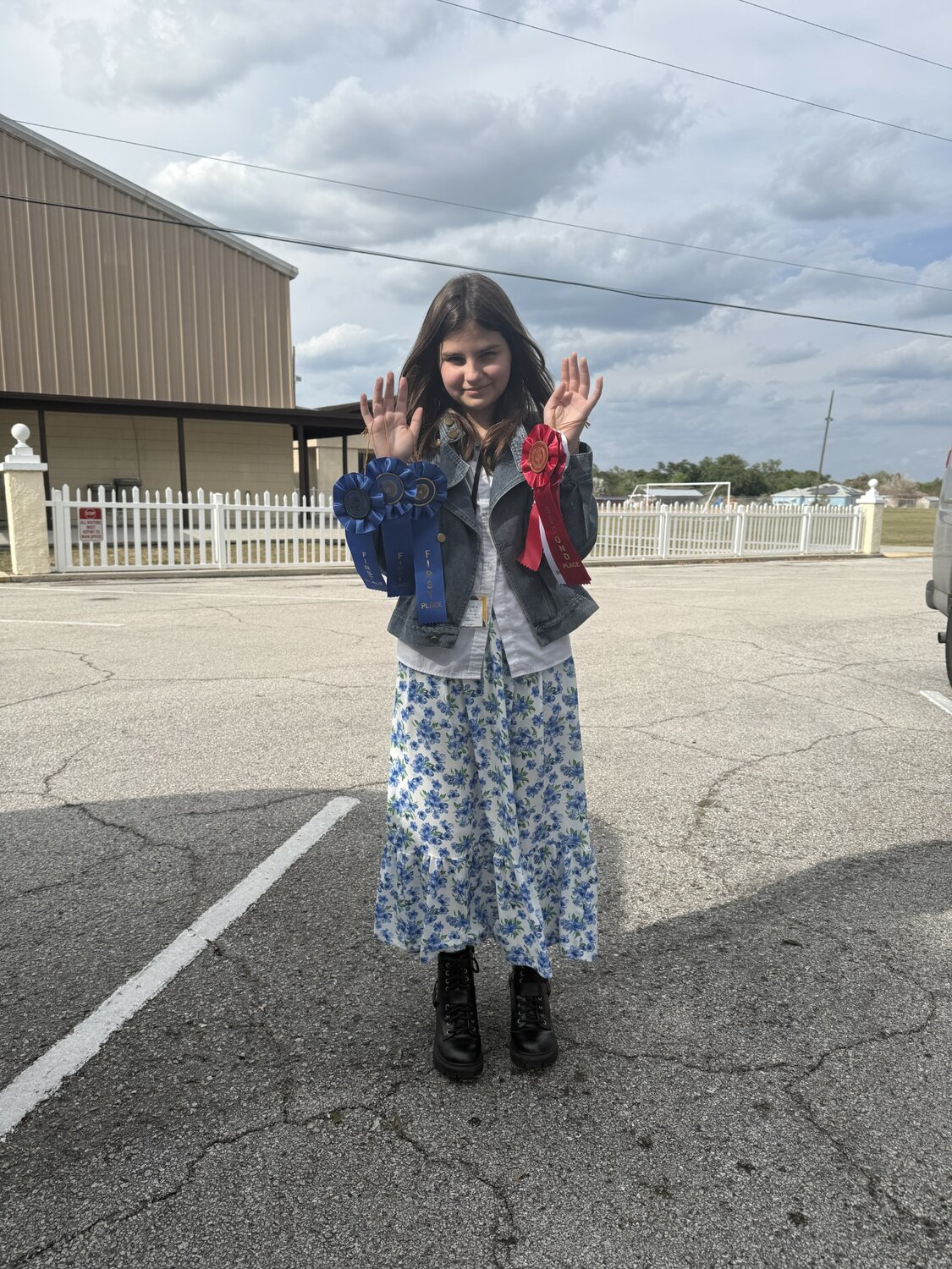 Young artist brings home multiple ribbons from Fine Arts Competition