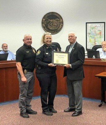 SRO recognized for 20 years of service to the community