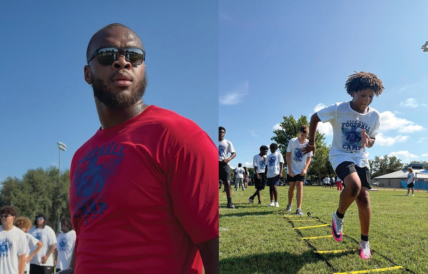 Fourth annual Evan Neal football camp held in Okeechobee