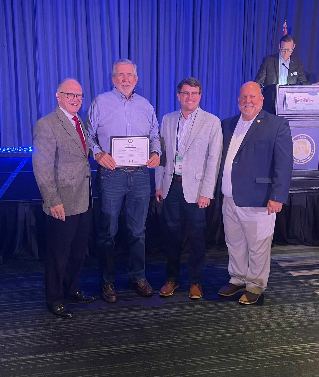County Clerk Jerry Bryant honored with Best Practices Excellence Award