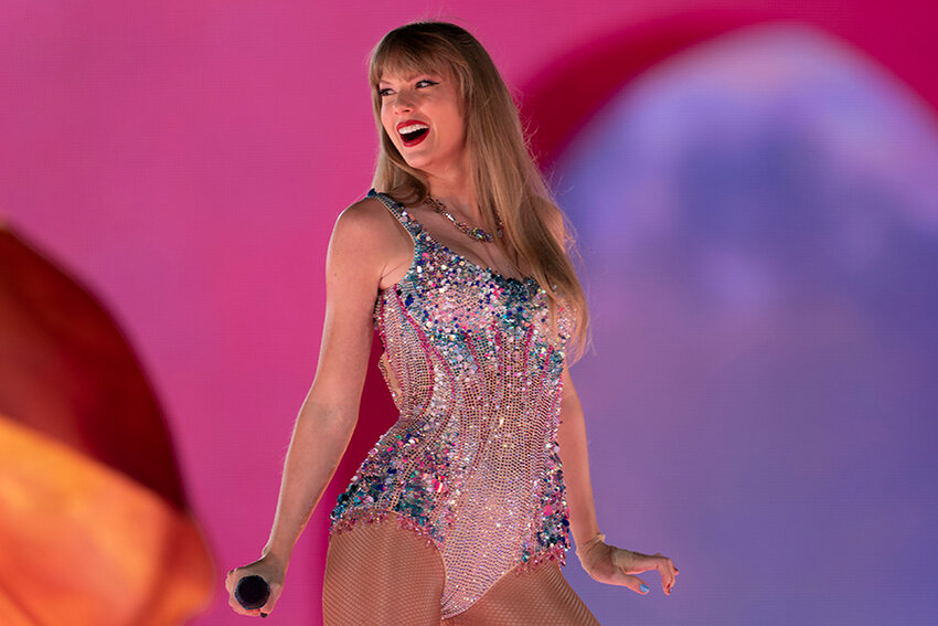 Taylor Swift performs during &quot;The Eras Tour&quot; on May 5, 2023, in Nashville, Tennessee.