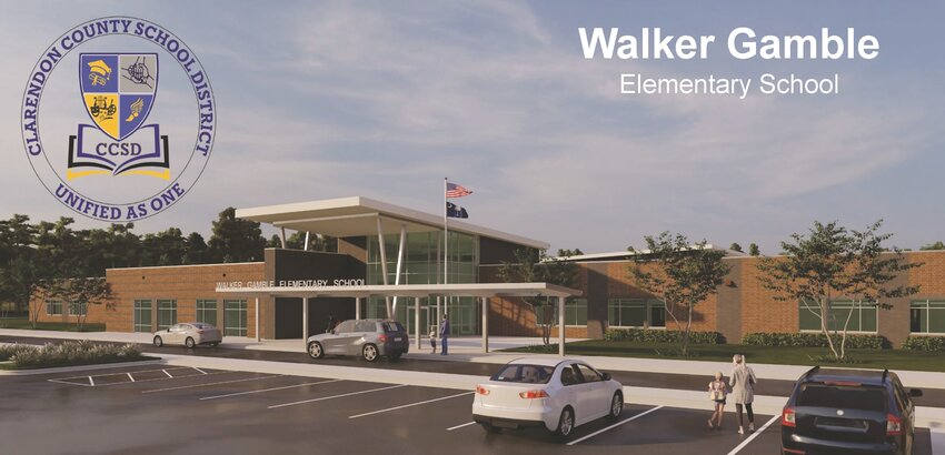 The new Walker Gamble Elementary School is expected to be completed in 2025.