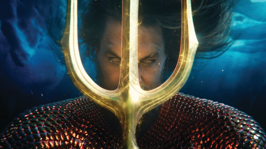 This image released by Warner Bros. Pictures shows Jason Momoa in a scene from &quot;Aquaman and the Lost Kingdom.&quot;