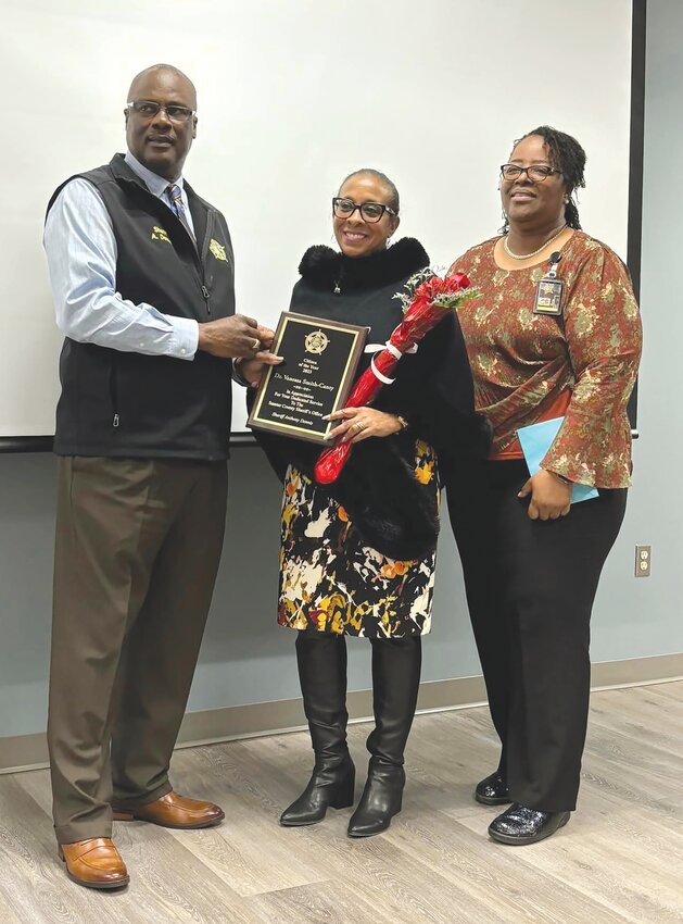 Sumter Sheriff Presents Award To Adult Education Director The Sumter Item 0337