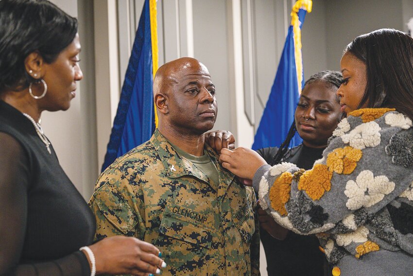 Col. Fred Glencamp, a Sumter native, is seen during his promotion ceremony at the Pentagon on Jan. 4.