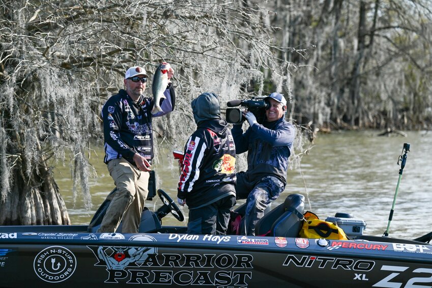 Arkansas pro Dylan Hays boats two-day total of 71 lbs. 13 oz. to overtake Matt Becker and win Group A Qualifying Round of the MLF Suzuki Stage Two Presented by Fenwick on Santee Cooper in Clarendon County.