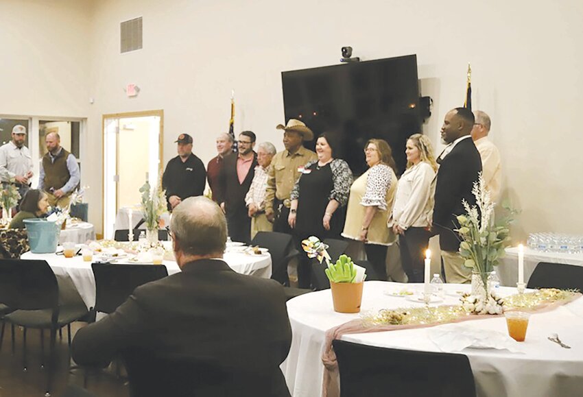 Sumter Water and Soil Conservation District honors affiliate members at its Feb. 22 banquet at Patriot Park Pavilion.