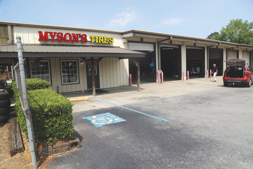 The final day of business for Myson's Tires at 1200 S. Guignard Drive was Tuesday, May 7. The store near Shaw Air Force Base at 3890 Broad St. will remain open.