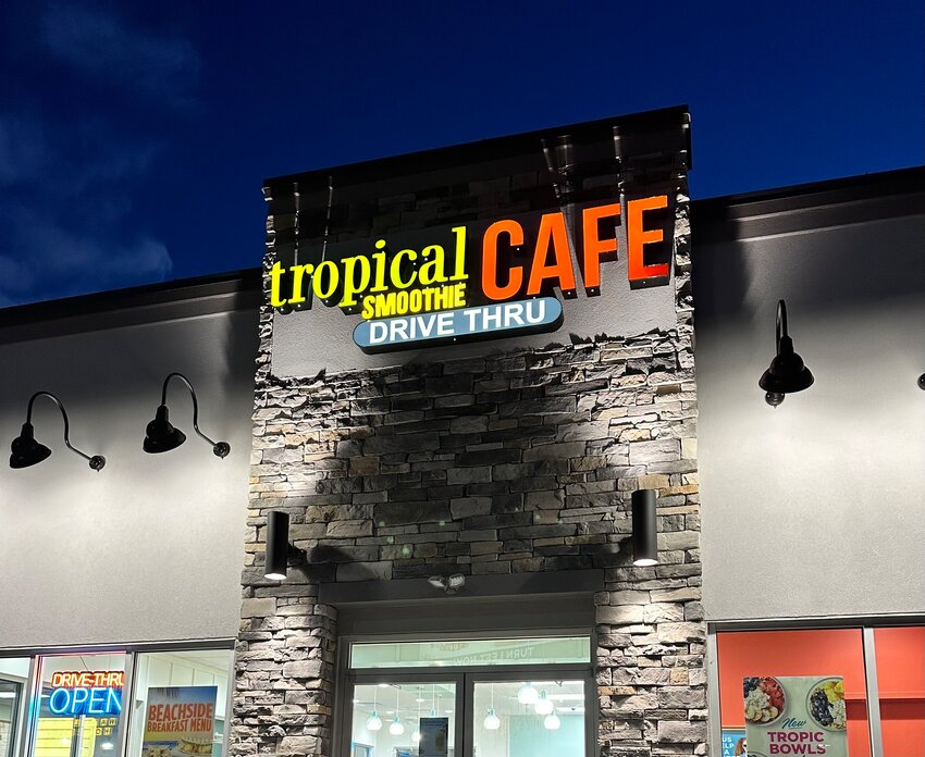 Sumter's new and only Tropical Smoothie Cafe is located at 1301 Broad St.