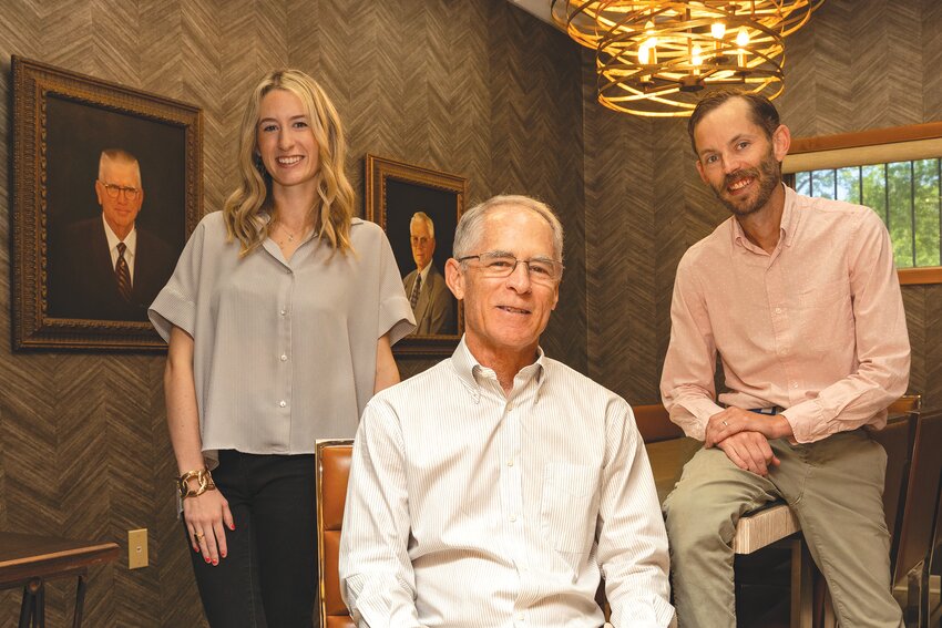 Hill Plumbing and Air owner Frank Hill and his son, Trey, and daughter, Lauren, said they try to build relationships with their customers, with some customers being served for decades.
