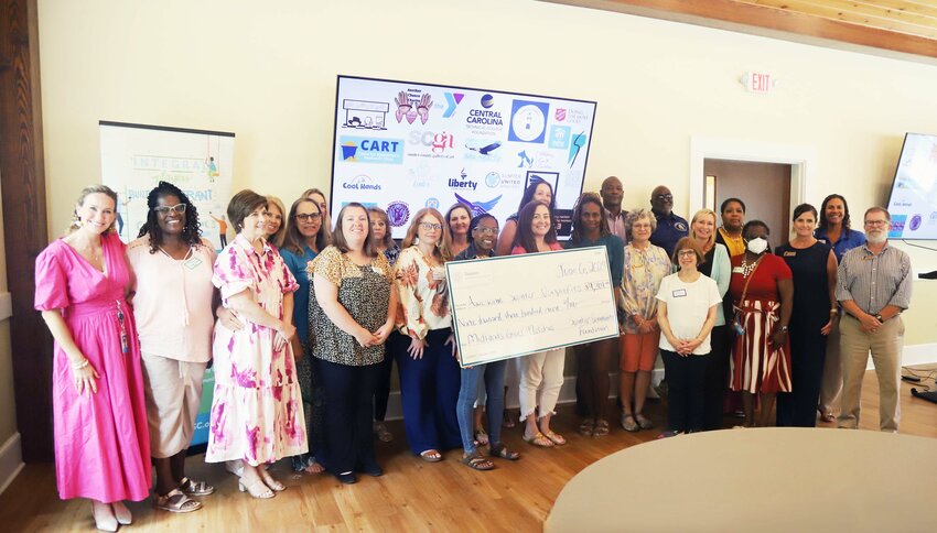 The Sumter Community Foundation, an affiliate of the Central Carolina Community Foundation, hosted a check presentation for a total of $9,309 on Thursday, June 6, in the Meeting House at Memorial Park.
