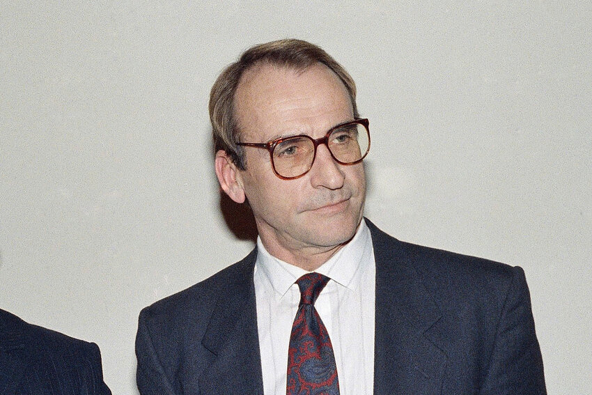 Actor James Sikking poses for a photograph at the Los Angeles gala celebrating the 20th anniversary of the National Organization for Women, Dec. 1, 1986. Sikking, who starred as a hardened police lieutenant on &ldquo;Hill Street Blues&rdquo; and as the titular character's kindhearted dad on &ldquo;Doogie Howser, M.D.,&rdquo; has died of complications from dementia, his publicist Cynthia Snyder said in a statement Sunday, July 14, 2024.