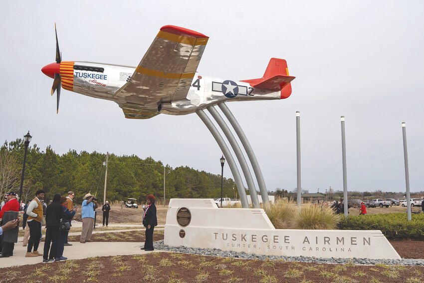 A new monument dedicated to the Tuskegee Airmen was celebrated earlier this year at Veterans Park in Sumter.