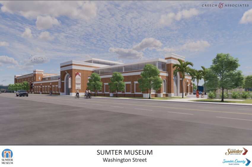 A rendering of the City of Sumter's museum complex was presented before Sumter City-County Planning Commission on Wednesday.