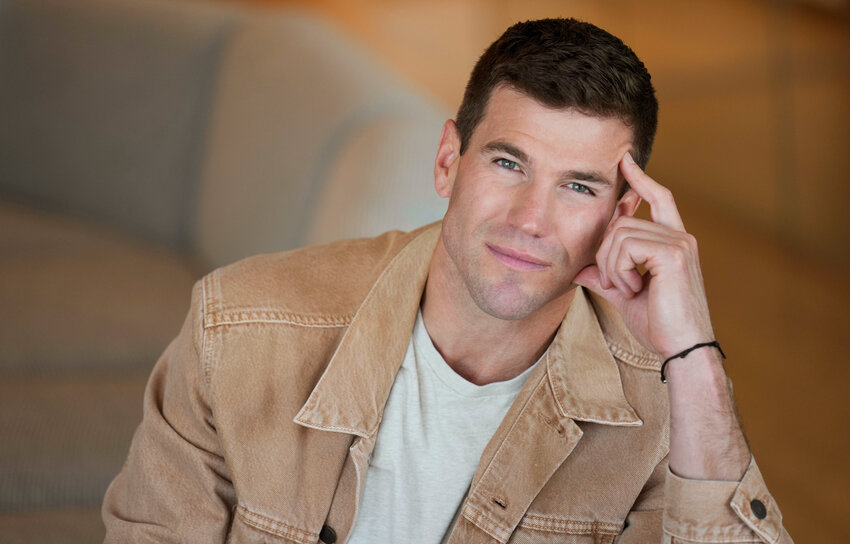 Actor Austin Stowell poses for a portrait in Los Angeles on Oct. 7, 2024.