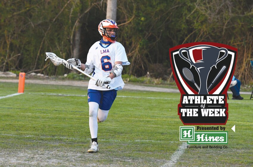 Laurence Manning's Jordan Ives scored seven goals and added an assist in two wins on his way to Hines Furniture Athlete of the Week honors.