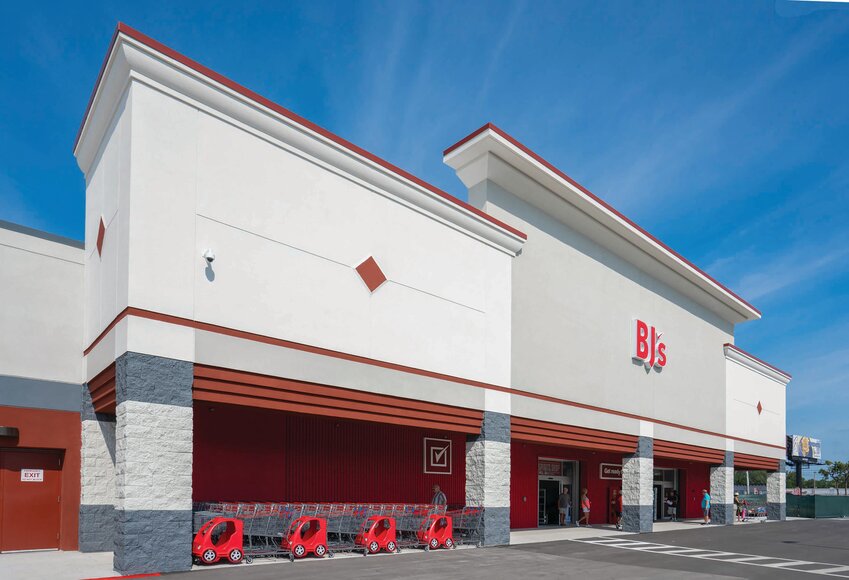 BJ's Wholesale Club currently has 253 club stores, including this one in Clearwater, Florida. A BJ's in Sumter is projected to open before Thanksgiving, according to the construction site superintendent.