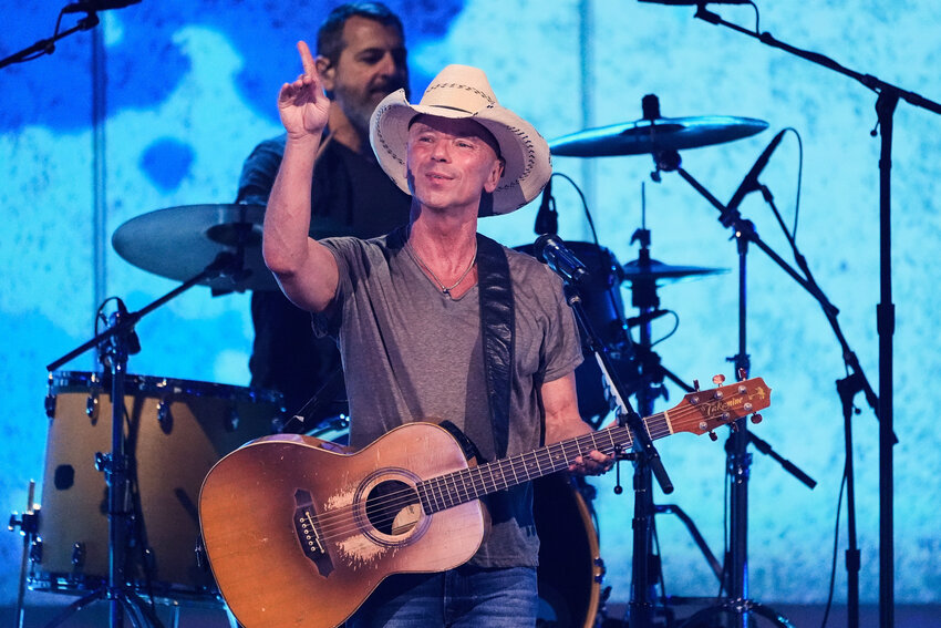 Kenny Chesney performs during the iHeartRadio Music Awards, on Monday, March 17, 2025, at the Dolby Theatre in Los Angeles.