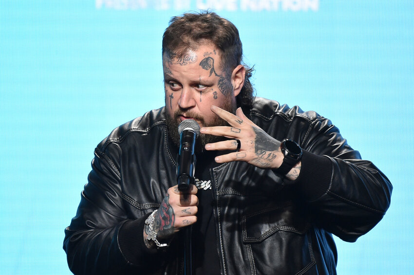Jelly Roll onstage during the Pollstar Awards on Wednesday, April 16, 2025, at The Beverly Hilton Hotel in Beverly Hills, Calif.