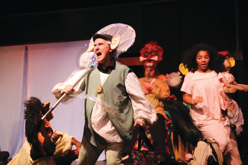 Michael Keenan performs as the Big Friendly Giant in Sumter Little Theatre's final play of the season.