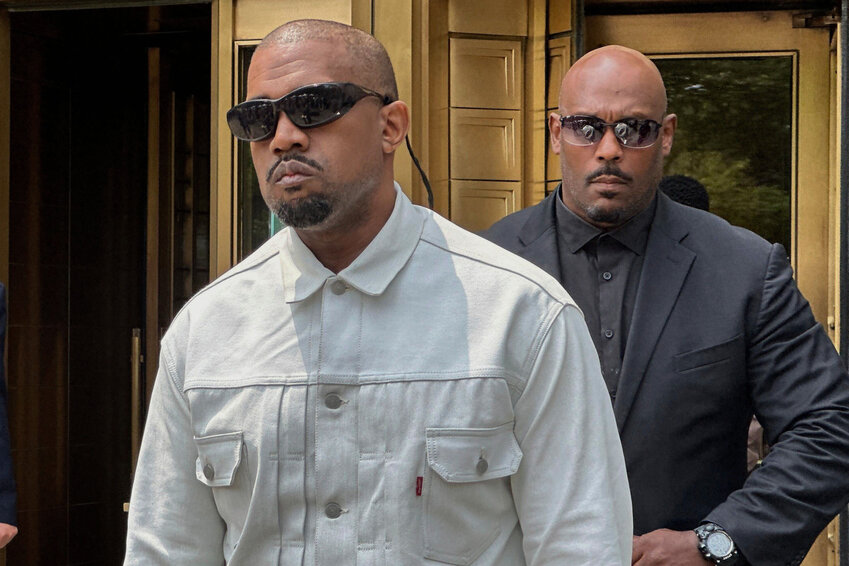 Ye, the rapper formerly known as Kanye West, leaves federal court during the trial of Sean &quot;Diddy&quot; Combs in New York, Friday, June 13, 2025.