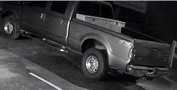 They stole this gray 2002 Ford 4X4 pickup truck.