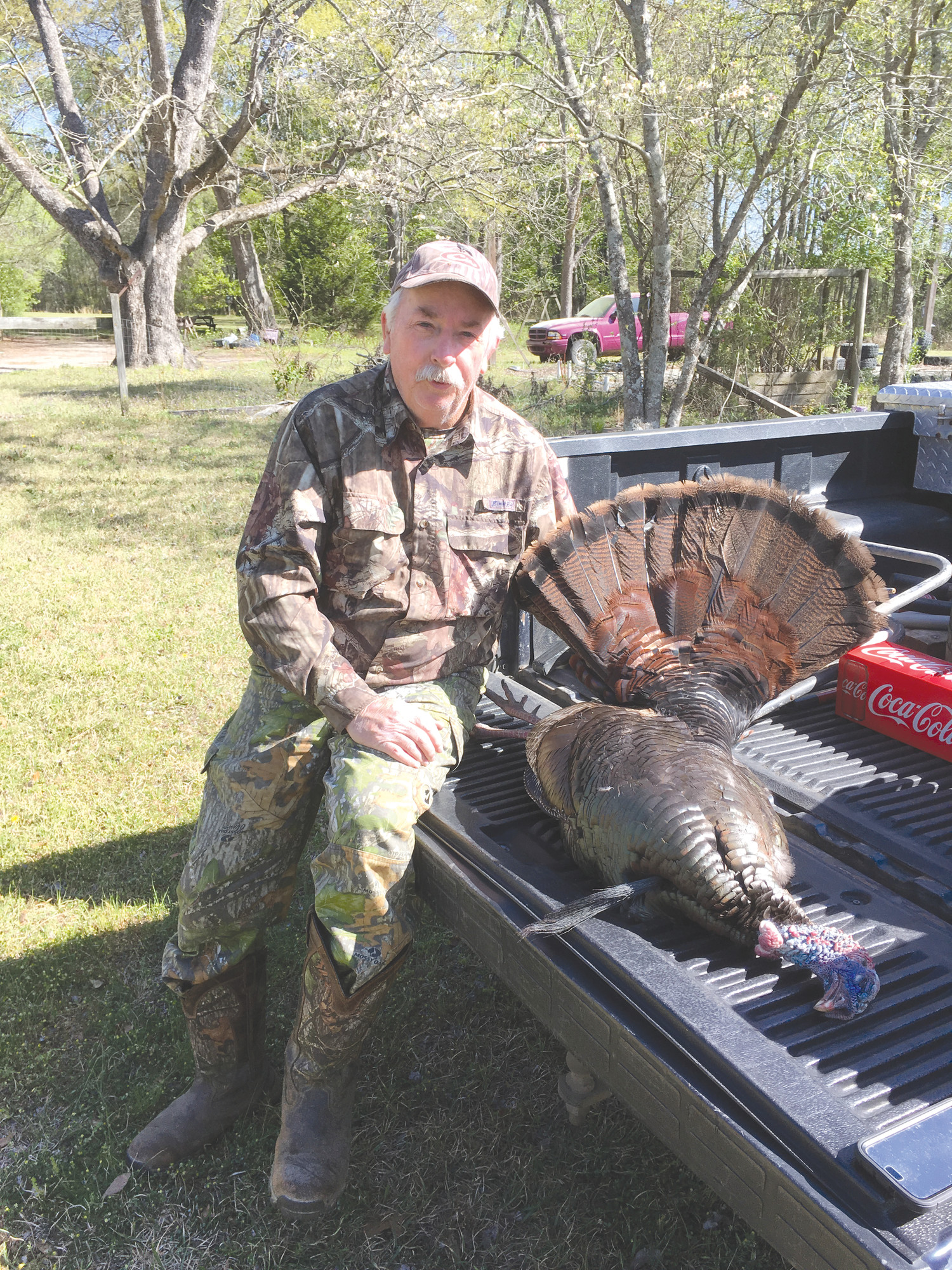Dan Geddings shot this wild turkey on a recent hunt in Clarendon County.